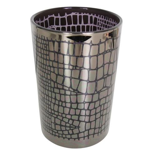 windlicht zilver croco large 18cm*, Huis en Inrichting, Woonaccessoires | Overige, Verzenden