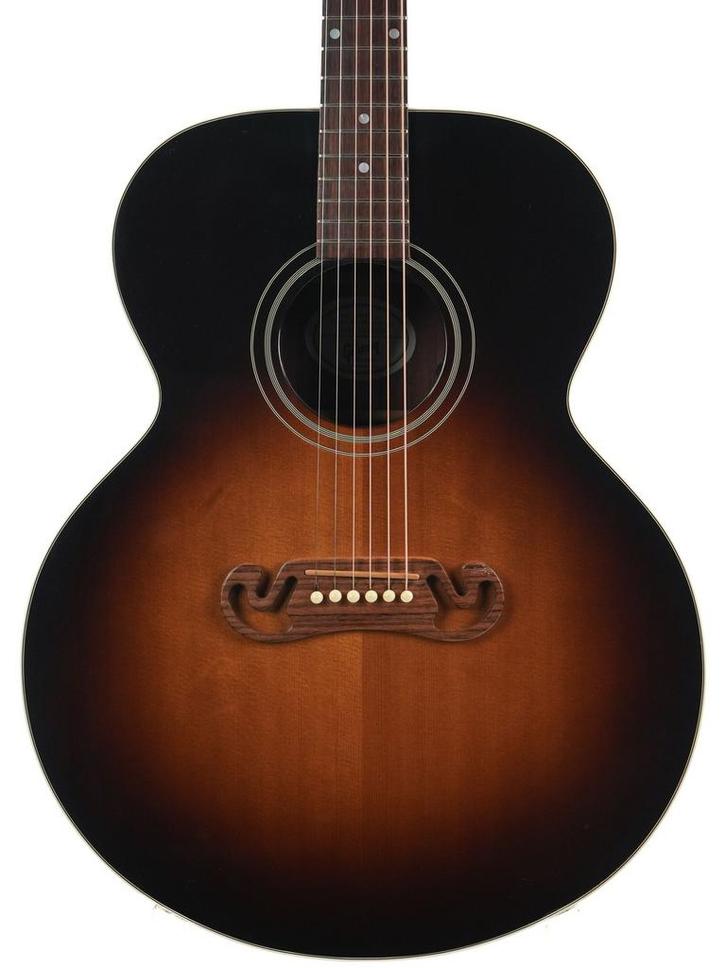 Gibson SJ100 Sunburst Lefty 2007 (Akoestische Gitaren), Muziek en Instrumenten, Snaarinstrumenten | Gitaren | Akoestisch, Western- of Steelstringgitaar