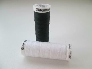 Gutermann garen Zwart en Wit Nergens zo goedkoop 399 kleuren beschikbaar voor biedingen