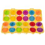 Ruhhy Educatieve sorter puzzel eieren - leer kleuren en v..., Ophalen of Verzenden, Nieuw