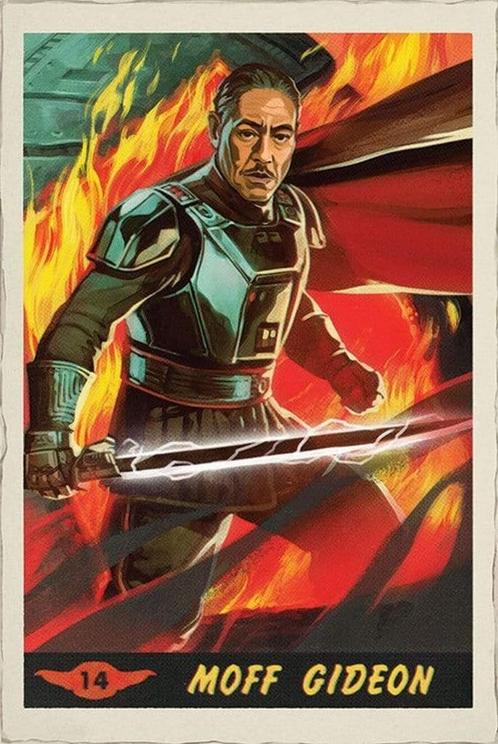 Poster Star Wars The Mandalorian Moff Gideon Card 61x91,5cm, Verzamelen, Posters, Nieuw, A1 t/m A3, Verzenden