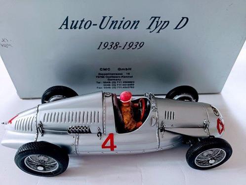 CMC 1:18 - Modelauto - Auto-Union tipo D scala 1/18 CMC con, Hobby en Vrije tijd, Modelauto's | 1:5 tot 1:12