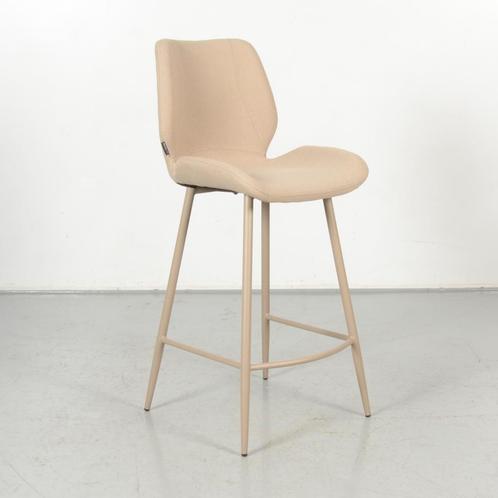 Barkruk Hjo, taupe, 4-poot onderstel, Huis en Inrichting, Stoelen, Ophalen of Verzenden