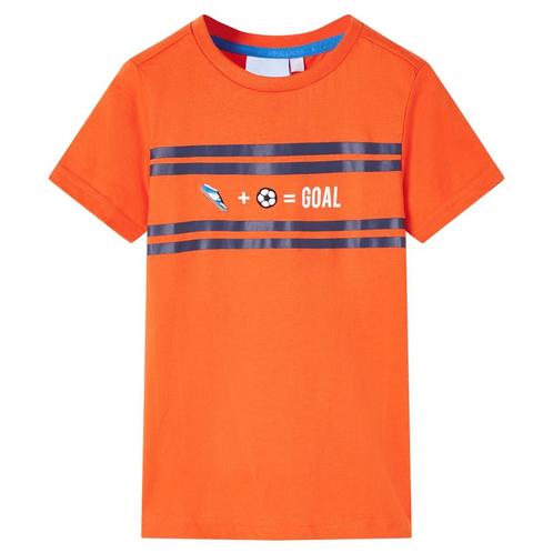 vidaXL Kindershirt 104 donkeroranje, Kinderen en Baby's, Kinderkleding | Overige, Nieuw, Verzenden