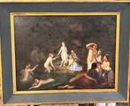 G. Gasbarri (XIX) - Ninfe al bagno (1835), Antiek en Kunst, Kunst | Schilderijen | Klassiek