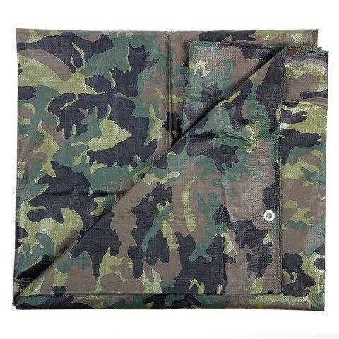 Afdek zeil camouflage 5m x 2,85m, Verzamelen, Militaria | Algemeen, Verzenden