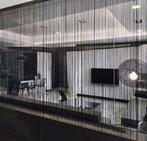 Vlamwerend, brandvertragend draadjesgordijn 300X500 ZWART, Huis en Inrichting, Stoffering | Gordijnen en Lamellen, Nieuw