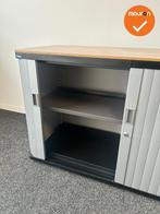 Gispen octa Roldeurkast B-Keuze - 74x120x45cm - Wit met zilv, Werkplek, Ophalen of Verzenden, Gebruikt, Kast