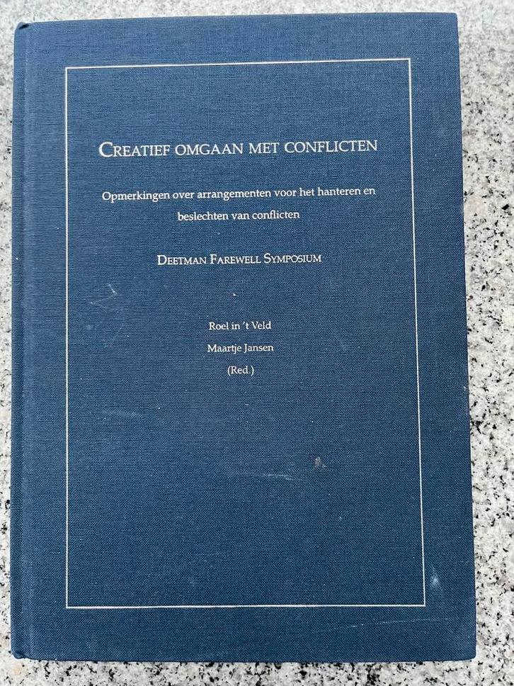 Creatief omgaan met conflicten, Boeken, Politiek en Maatschappij, Maatschappij en Samenleving, Nederland, Gelezen, Verzenden