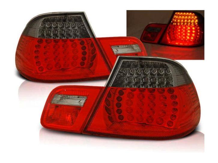 LED achterlicht units Red Smoke geschikt voor BMW E46 Coupe, Auto-onderdelen, Verlichting, Nieuw, BMW, Verzenden
