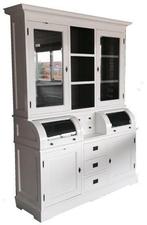 Buffetkast wit grijs Bastiaan 150cm, Huis en Inrichting, Kasten | Buffetkasten, Ophalen of Verzenden, Nieuw