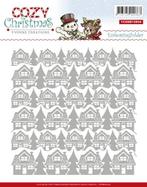 Yvonne Creations - Embossing Folder - Cozy Christmas, Hobby en Vrije tijd, Nieuw