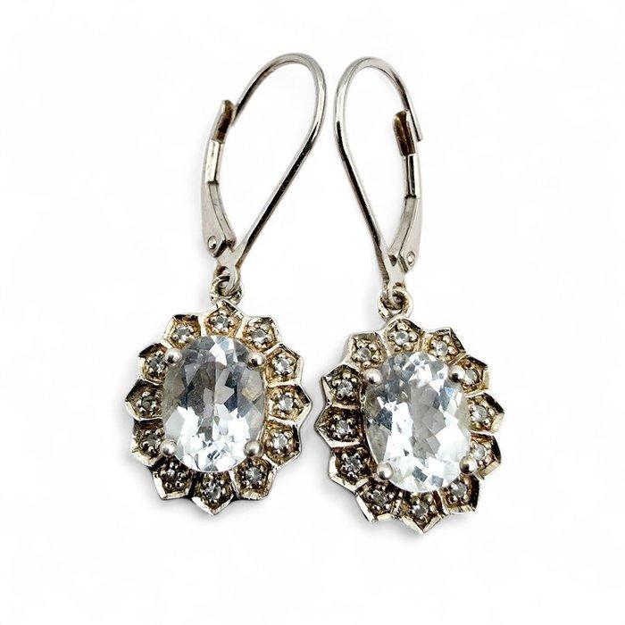 Zonder Minimumprijs - Oorbellen Zilver - Topaz(Certified), Sieraden, Tassen en Uiterlijk, Oorbellen