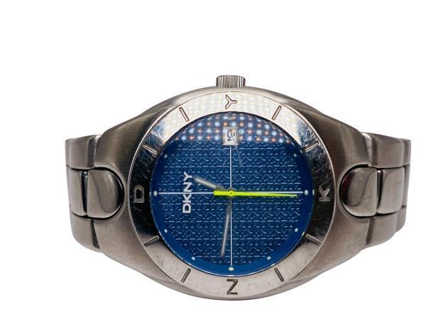 Veiling - Vintage DKNY | Solid Steel 100M Horloge, Sieraden, Tassen en Uiterlijk, Horloges | Antiek