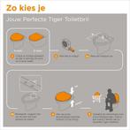 Tiger Pasadena WC bril Toiletbril met deksel- Softclose -, Ophalen of Verzenden, Zo goed als nieuw
