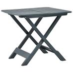 vidaXL Tuintafel inklapbaar 79x72x70 cm kunststof groen, Tuin en Terras, Tuintafels, Verzenden, Nieuw, Kunststof