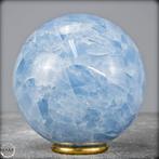 Natuurlijk HEMELBLAUW CALCIETKRISTAL Gebied- 1122.92 g