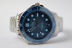 Horloge Omega Seamaster 300M Summer Blue 03/2024 Full set, Sieraden, Tassen en Uiterlijk, Horloges | Heren, Staal, Staal, Polshorloge