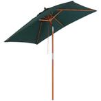 TRUUSK Knikbare Parasol 200x150cm Van Sparrenhout, 3-traps V, Tuin en Terras, Parasols, Verzenden, Nieuw