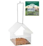 Glazen vogelhuisje? Wij verkopen Acryl voederhuisjes!, Tuin en Terras, Tuinwanddecoratie, Nieuw