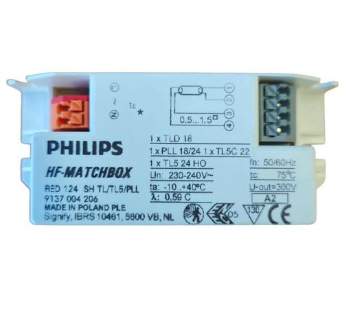 Philips HF-Matchbox Red 124 SH TL/TL5/PL-L | Voorschakela..., Huis en Inrichting, Lampen | Overige, Nieuw, Ophalen of Verzenden