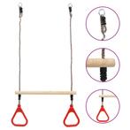 vidaXL Trapezestang met ringen, Kinderen en Baby's, Speelgoed | Babyspeelgoed, Verzenden, Nieuw