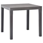 Kunststof Tuintafel Mokka 78cm: OP=OP! 35% Korting, Ophalen of Verzenden, Nieuw, Vierkant, Kunststof