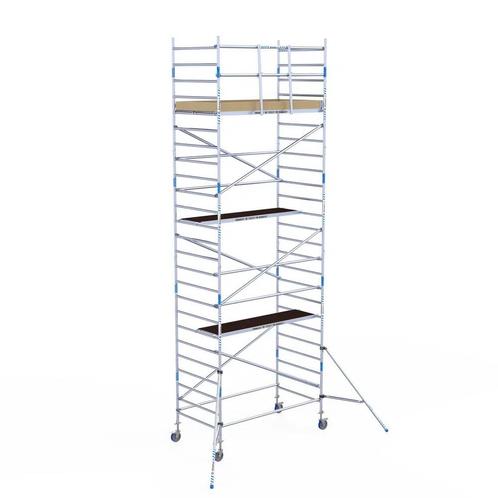 ALX rolsteiger 135 x 8,2m WH met voorloopleuning, Doe-het-zelf en Verbouw, Steigers, Rolsteiger of Kamersteiger, Nieuw, 5 meter of hoger