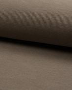Jersey Rib Taupe, Nieuw, Grijs
