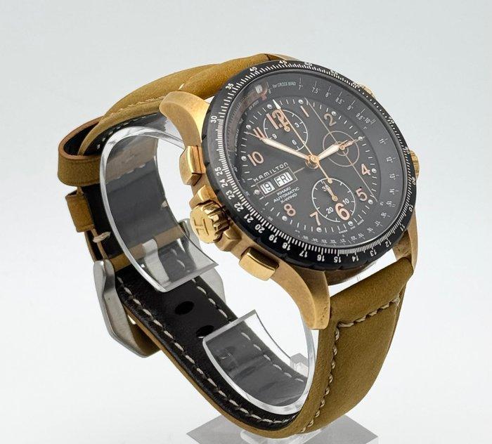 Hamilton - Khaki X-Wind - H776960 - Heren - 2000-2010, Sieraden, Tassen en Uiterlijk, Horloges | Heren