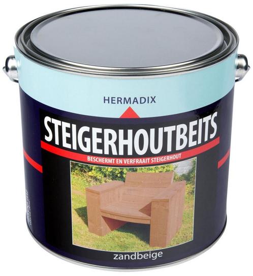 Steigerh.beits zand beige 2500 ml, Doe-het-zelf en Verbouw, Verf, Beits en Lak, Nieuw, Verzenden