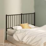 vidaXL Hoofdbord metaal zwart 120 cm, Verzenden, Nieuw, Zwart, Metaal