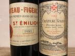 1982 Château Gazin & 1981 Château Figeac - Pomerol,, Nieuw