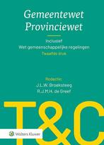 Tekst & Commentaar Gemeentewet Provinciewet, Boeken, Studieboeken en Cursussen, Nieuw, Verzenden