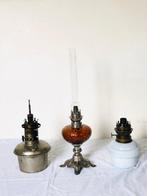 Kosmos Brenner & Titus - Petroleumlamp (3) - Kristal,, Antiek en Kunst