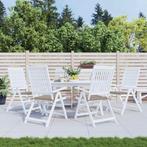 vidaXL Tuinstoelkussens 6 st 40x40x4 cm oxford stof taupe, Verzenden, Nieuw