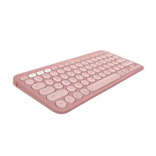 Logitech Pebble Keys 2 K380s, Azerty FR, Roze, Computers en Software, Toetsenborden, Verzenden