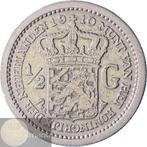 Nederland. Wilhelmina. 1/2 Gulden 1910, 1912, 1913 & 1919, Postzegels en Munten, Munten | Nederland