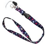 Fako Bijoux® - Keycord Print - Lanyard - Sleutelkoord -, Verzamelen, Sleutelhangers, Verzenden, Nieuw