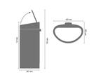Brabantia Touch Bin Prullenbak - 40 liter - Metallic, Verzenden, Zo goed als nieuw