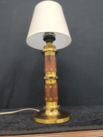 FRANCIA lampara laton dorado - Tafellamp - Hout, Messing