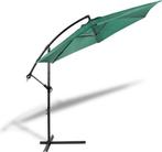 2dekans | 909 OUTDOOR Hangende parasol in donkergroen 2.5 m, Tuin en Terras, Tuinsets en Loungesets, Ophalen of Verzenden, Zo goed als nieuw