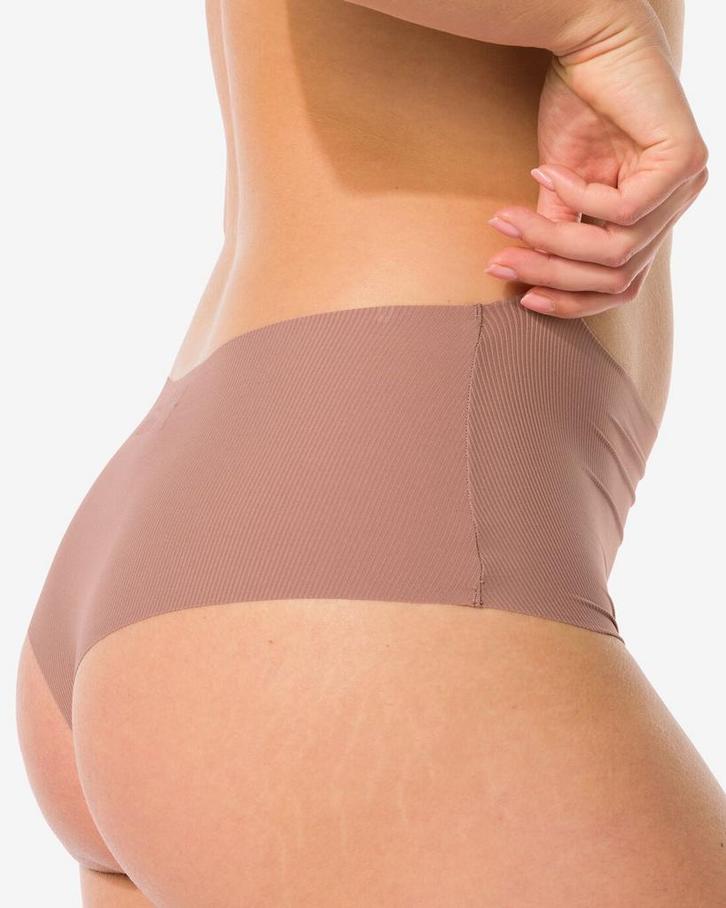 HEMA Damesstring hoge taille micro rib ultimate comfort, Kleding | Dames, Ondergoed en Lingerie, Verzenden