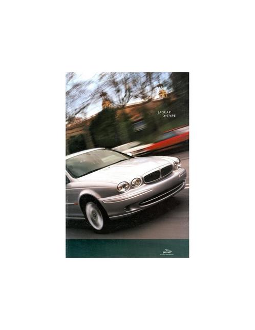 2001 JAGUAR X TYPE BROCHURE NEDERLANDS, Boeken, Auto's | Folders en Tijdschriften