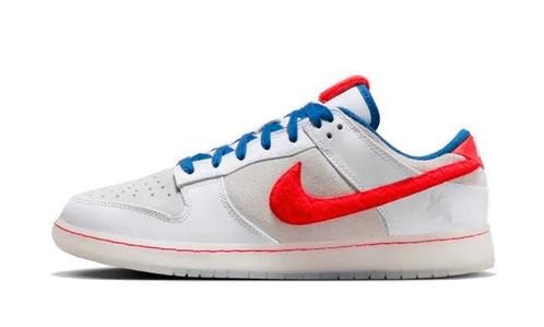 Nike Dunk Low Retro PRM Year of the Rabbit White Crimson-40, Kleding | Dames, Schoenen, Wit, Nieuw, Sneakers of Gympen, Verzenden