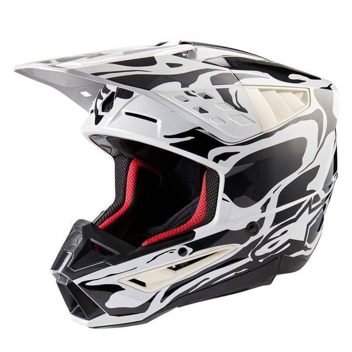 Alpinestars S-M5 Mineral Helm Ece 22.06 Koelgrijs, Motoren, Kleding | Motorhelmen, XXL, Nieuw met kaartje, Overige merken, Offroadhelm