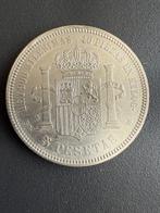 Spanje. Amadeo I. 5 Pesetas 1871 * 18-71 SD-M (Zonder
