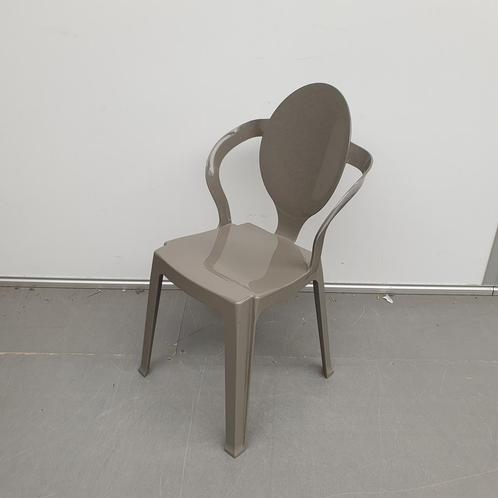 Spoon Scab design stoel - grijs kunststof polycarbonaat, Huis en Inrichting, Stoelen, Ophalen of Verzenden