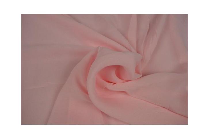 15 meter chiffon stof - Baby roze, Hobby en Vrije tijd, Stoffen en Lappen, 120 cm of meer, 200 cm of meer, Roze, Nieuw, Polyester