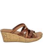 Skechers Luxe Foam sleehak voor dames in het Cognac, Skechers, Overige kleuren, Verzenden, Nieuw